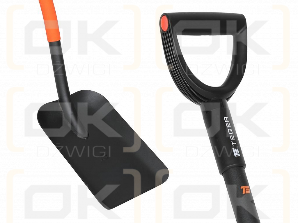 Universalschaufel mit Metallstiel – Schaufel (235/320/1250 mm), Teger