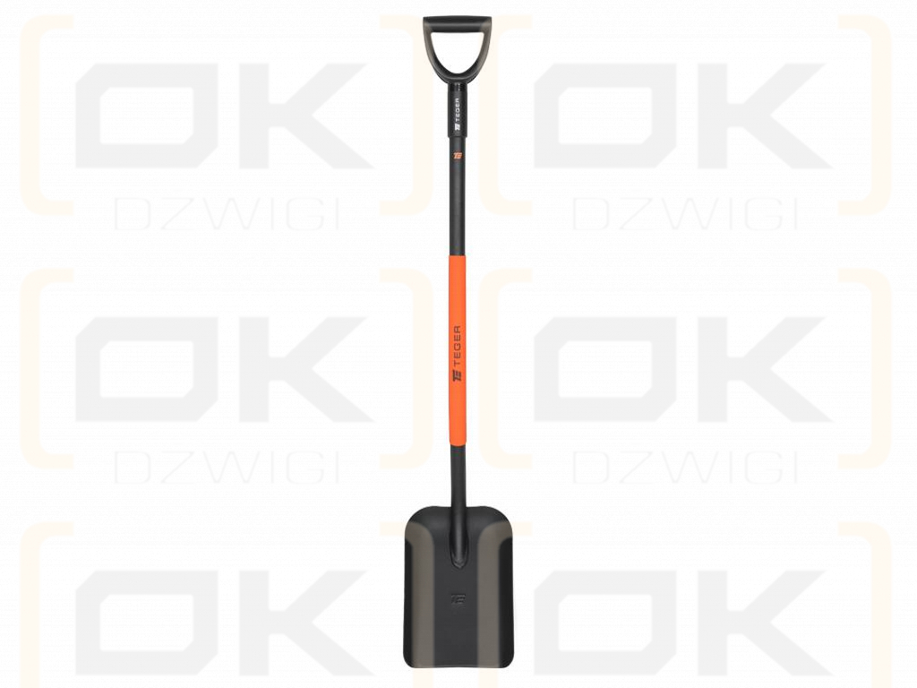 Universalschaufel mit Metallstiel – Schaufel (235/320/1250 mm), Teger