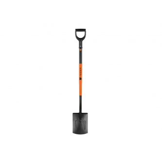 Szpadel prosty na metalowym trzonku, (dł. 1250 mm), Teger
