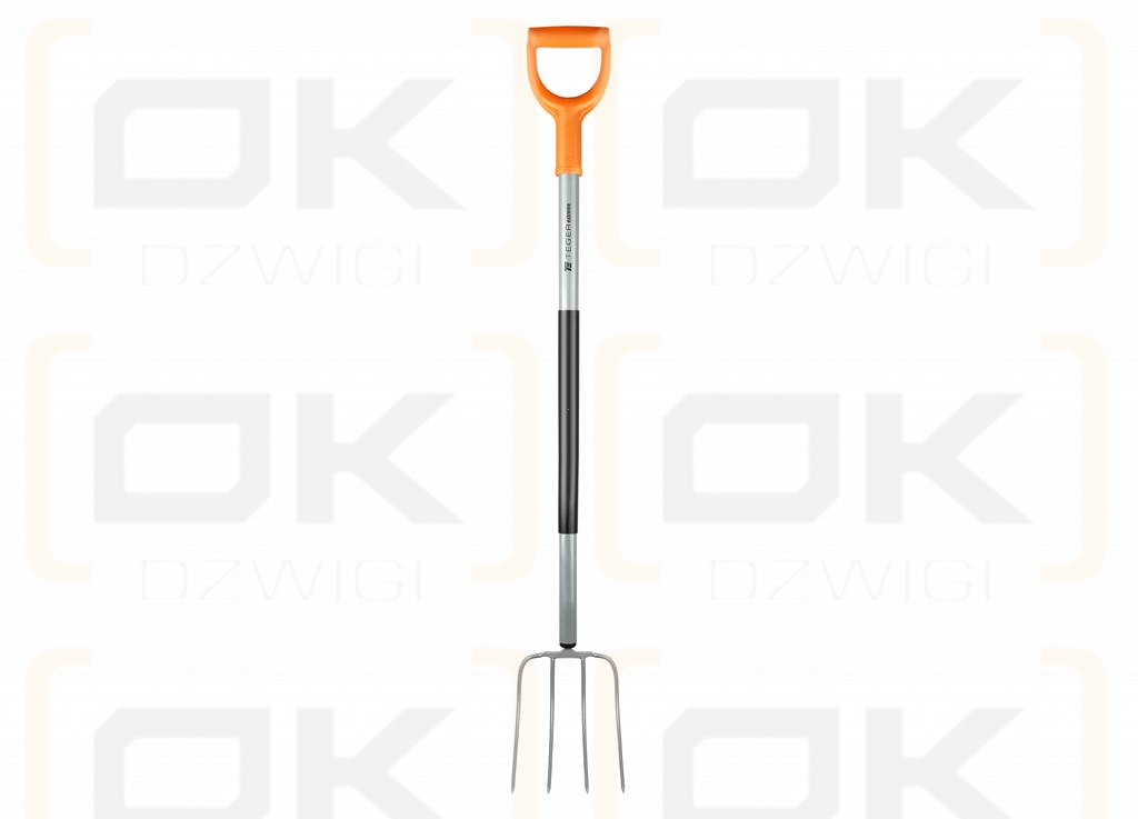 Widły gospodarcze 4-zębne na metalowym trzonku - Standard (dł. 1300 mm) Extreme / TEGER