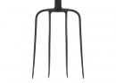 Widły gospodarcze 4-zębne na metalowym trzonku - Standard, (dł. 1250 mm), Teger