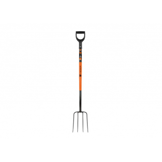 Widły gospodarcze 4-zębne na metalowym trzonku - Standard, (dł. 1250 mm), Teger
