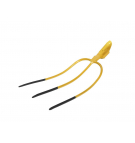 Dreizackige Universalgabel, rahmenlos, geschmiedet, Teger