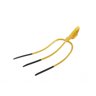 Dreizackige Universalgabel, rahmenlos, geschmiedet, Teger