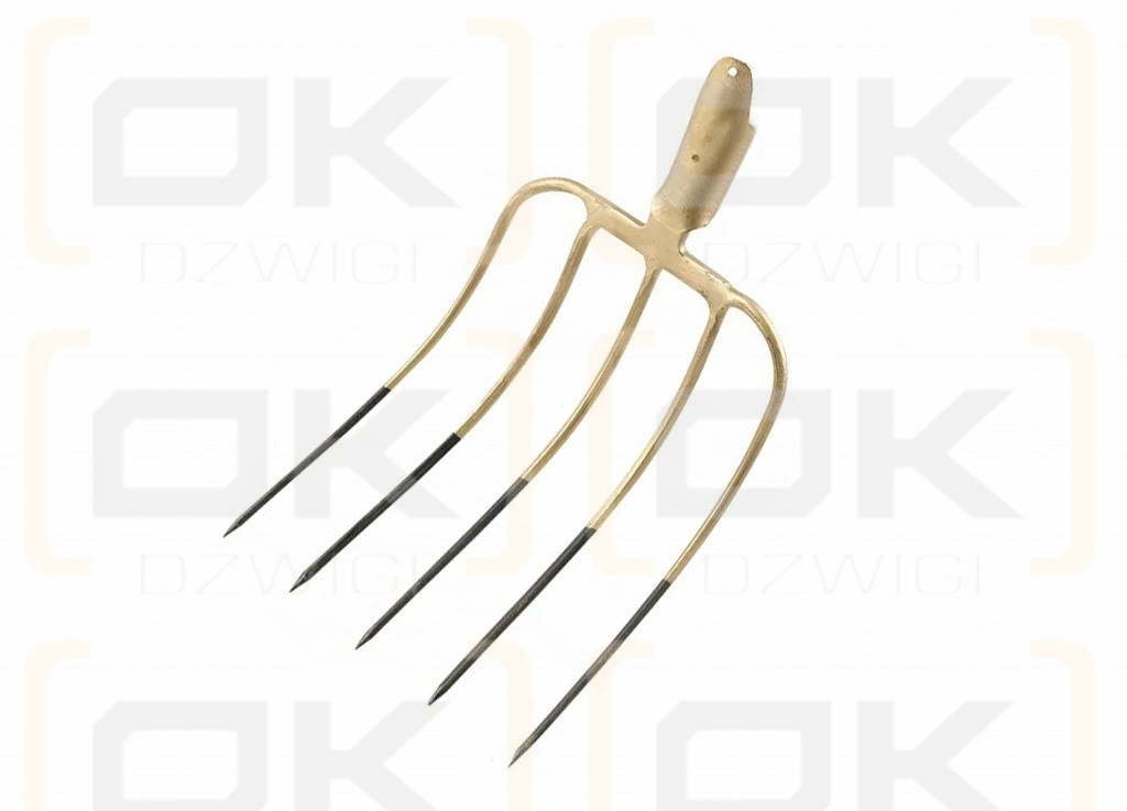 5-pronged utility fork, unframed, forged, Teger