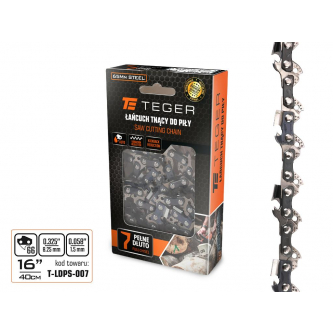 Saw chain, 16" (40 cm) / 0.325" 1.5mm 66 og /FULL CHISEL/, Teger