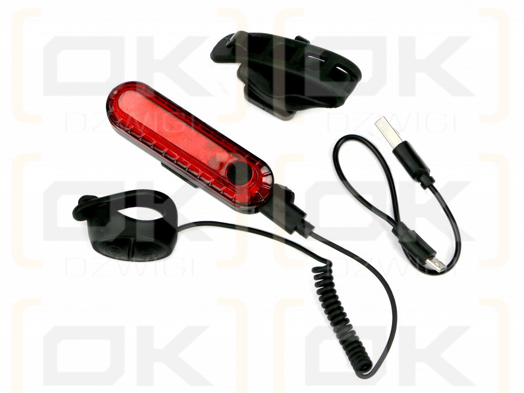 Juego de luces LED para bicicleta Teger, delanteras 2000 mAh y traseras 150 mAh, recargables por USB, con bocina