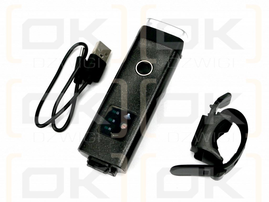 Juego de luces LED para bicicleta Teger, delanteras 2000 mAh y traseras 150 mAh, recargables por USB, con bocina