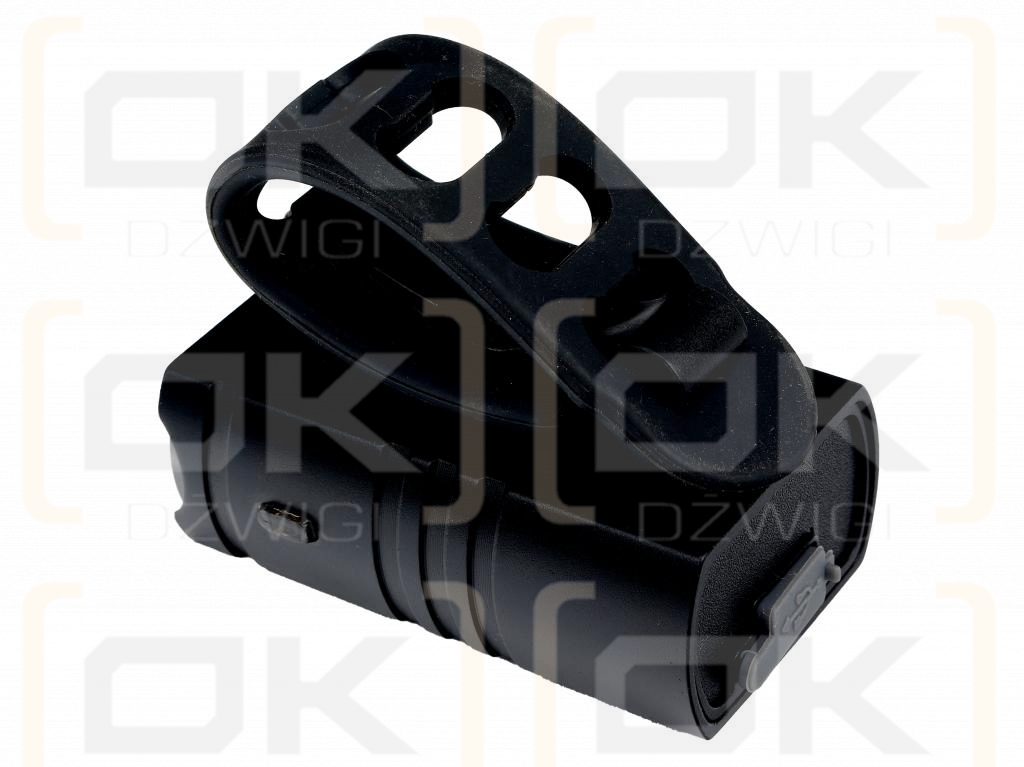 Lámpara delantera LED para bicicleta Teger de 315 lm y 1200 mAh con carga USB