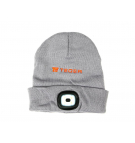 Latarka czołówka czapka LED COB ład USB Teger