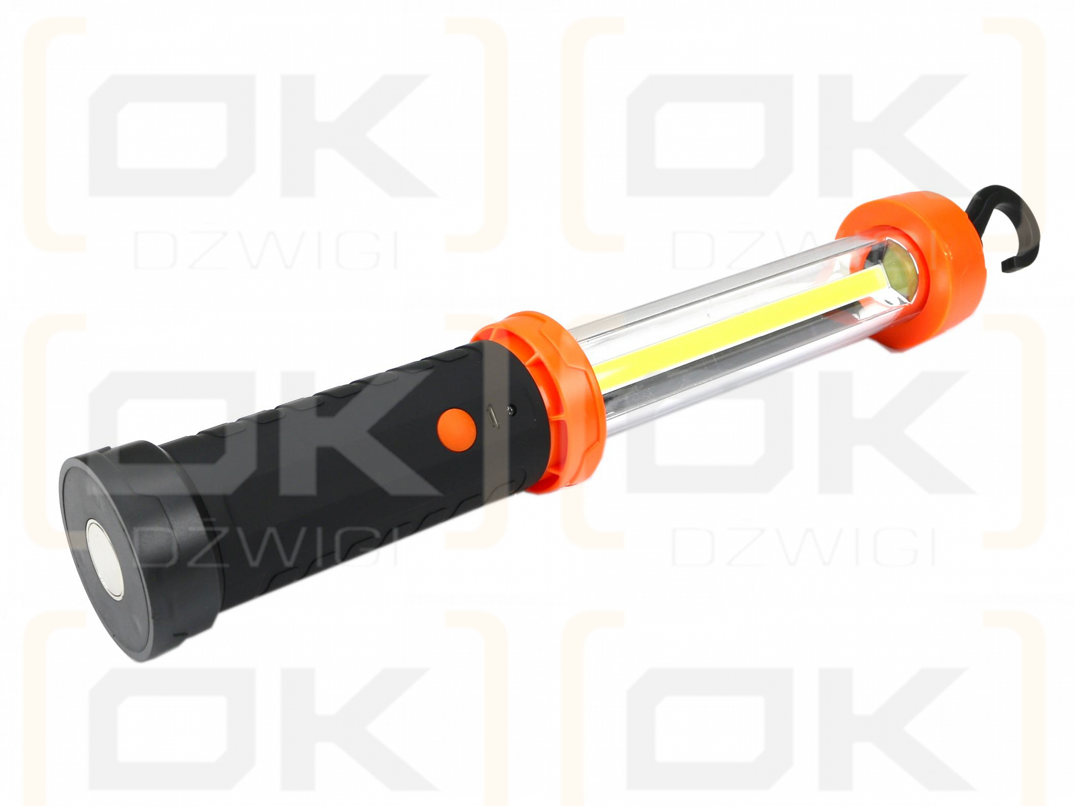 Lampa warsztatowa kanałowa LED COB 600 lm 1200 mAh z  kablem USB 1,5m Teger