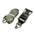 Pas transportowy 6T 4m komplet z napinaczem pas 50 mm w kamuflażu z atestem TEGER