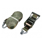 Pas transportowy 6T 8m komplet z napinaczem pas 50 mm w kamuflażu z atestem TEGER