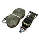 Pas transportowy 6T 12m komplet z napinaczem pas 50 mm w kamuflażu z atestem TEGER