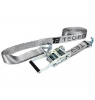 Pas transportowy 5T 6m komplet z napinaczem z polimerową okładziną  230mm z atestem TEGER