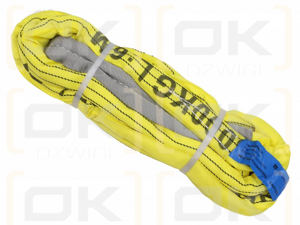 Lina holownicza z włókien synetycznych, uciąg 21T długość 6m z atestem, Teger