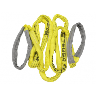 Cuerda de remolque de fibras sintéticas, capacidad de tracción 21T, longitud 6m, con certificado, Teger