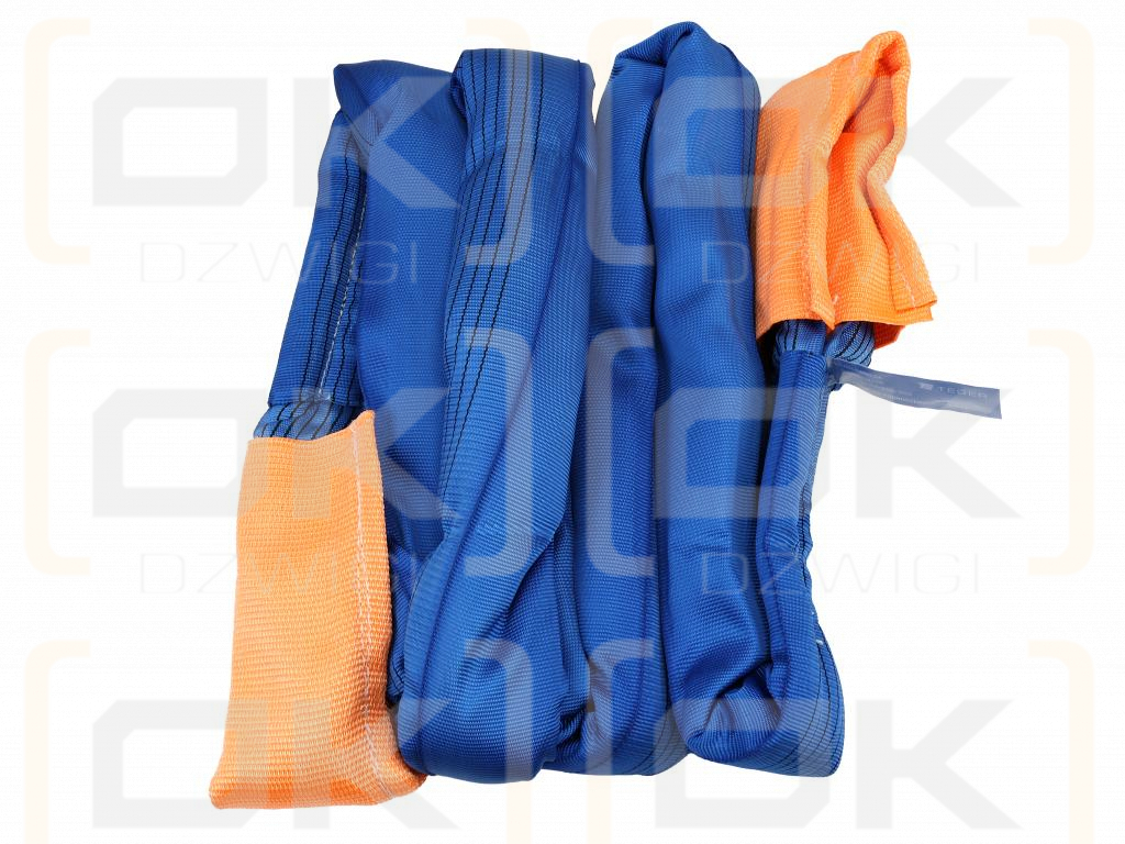 Cuerda de remolque, fabricada con fibras sintéticas, capacidad de tracción 56T, longitud 4m, con certificado, Teger