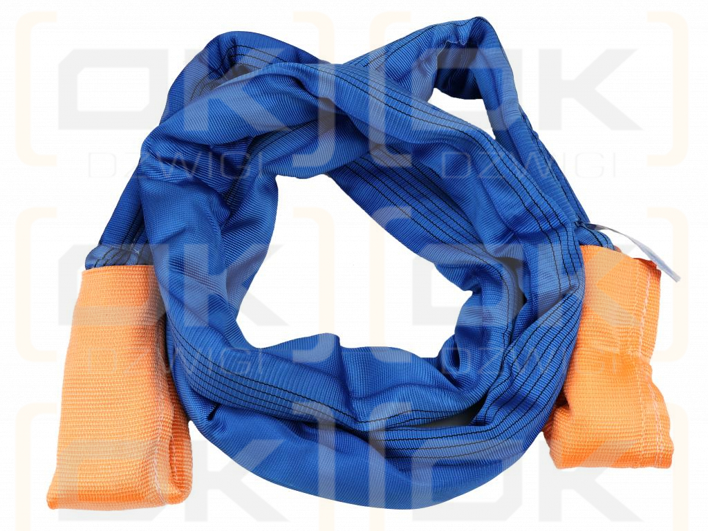 Cuerda de remolque, fabricada con fibras sintéticas, capacidad de tracción 56T, longitud 4m, con certificado, Teger
