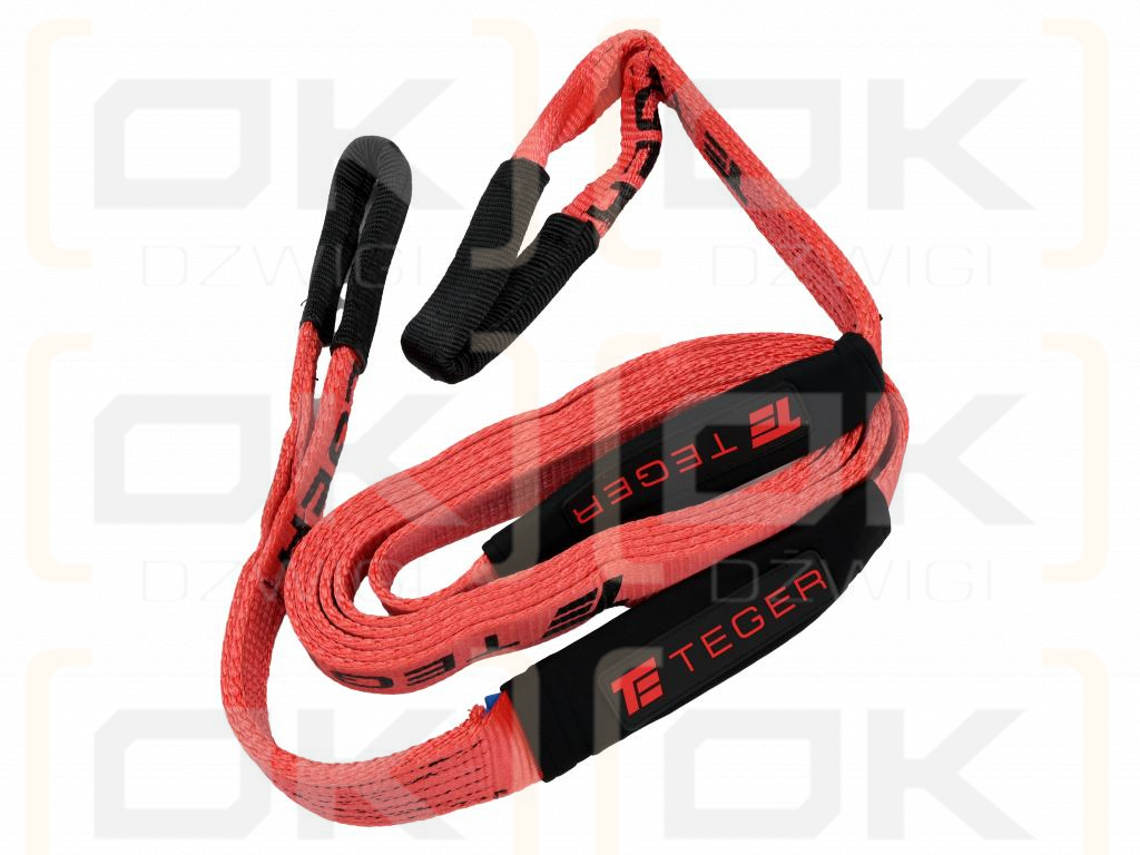 Lina ewakuacyjna kinetyczna z włókien syntetycznych, uciąg 3T długość 6m  wskaźnik 20%, Teger