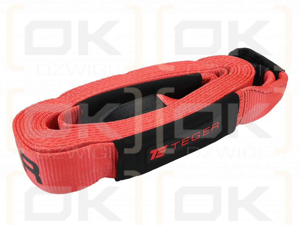 Lina ewakuacyjna kinetyczna z włókien syntetycznych, uciąg 4,5T długość 9m wskaźnik 20%, Teger