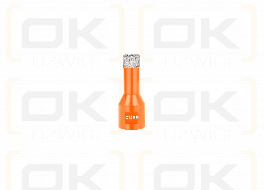 Otwornica diamentowa z uchwytem M14/14 mm / TEGER