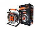 Carrete de cable alargador industrial HEAVY DUTY, 3X2,5mm, IP44, H05RR-F, cert. CE / 30M, Teger