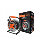 Industrielle Verlängerungskabeltrommel HEAVY DUTY, 3X2,5mm, IP44, H05RR-F, zert. CE / 30M, Teger