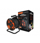 PROFESSIONAL Werkstatt-Verlängerungskabeltrommel, 3X1,5mm, IP44, H05RR-F, zert. CE / 20M, Teger