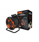 PROFESSIONAL Werkstatt-Verlängerungskabeltrommel, 3X1,5mm, IP44, H05RR-F, zert. CE / 30M, Teger