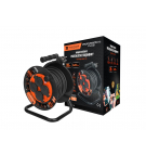 PROFESSIONAL Werkstatt-Verlängerungskabeltrommel, 3X2,5mm, IP44, H05RR-F, zert. CE / 20M, Teger