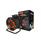 PROFESSIONAL Werkstatt-Verlängerungskabeltrommel, 3X2,5mm, IP44, H05RR-F, zert. CE / 30M, Teger