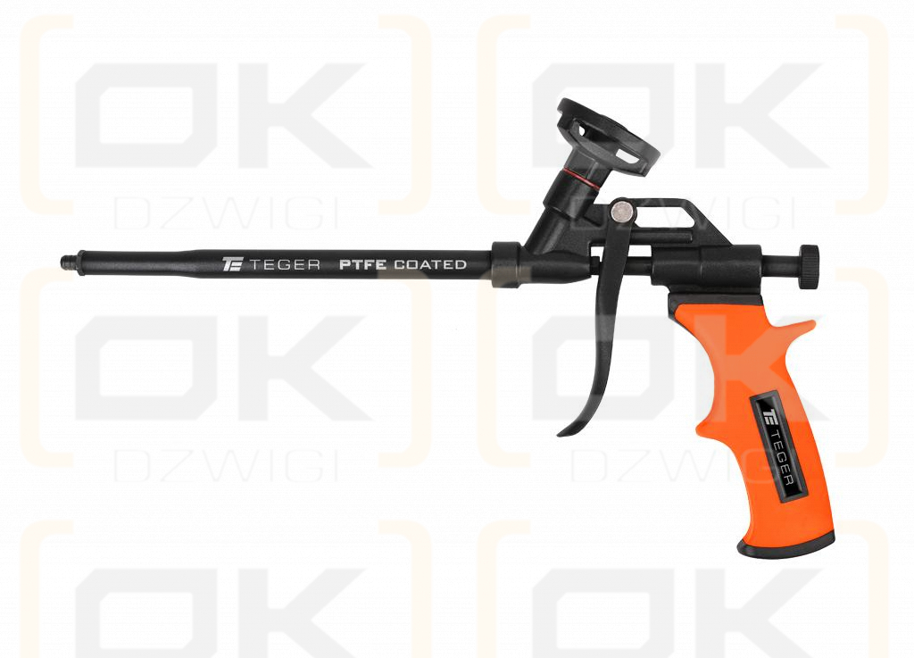 Pistolet do piany poliuretanowej - teflonowy 8