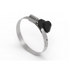 Opaska zaciskowa z pokrętłem 30-45 ślimakowa (obejma W2 - stal nierdzewna) szerkość 9mm (blister) TEGER ( sprzedawane po 8 )