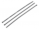 Cable ties, cable ties, tie clips, cable ties, 12.0 x 750mm 100 pcs in a bag black UV resistant, in electrical engineering, electronics, construction and mechanics, Teger