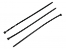 Opaski kablowe, opaski zaciskowe, tyrytytki, trytytki, 7.5 x 400mm 100 szt w worku czarne odporne na UV, Teger