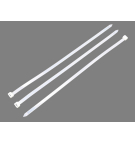 Bridas, bridas, clips para bridas, bridas para cables, 9,0 x 550 mm, 100 unidades en bolsa, transparentes, resistentes a los rayos UV, en ingeniería eléctrica, electrónica, construcción y mecánica, Teger