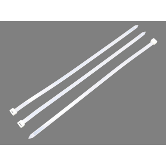 Opaski kablowe, opaski zaciskowe, tyrytytki, trytytki, 9.0 x 650mm 100 szt w worku transparentne odporne na UV, w elektrotechnice, elektronice, budownictwie i mechanice, Teger