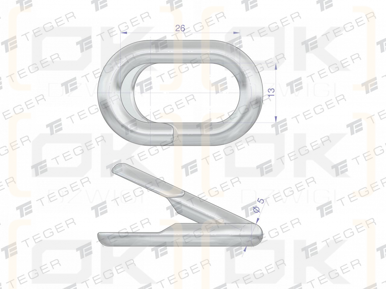 Ogniwo zaklepywane M5, TEGER (sprzedawane po 50)