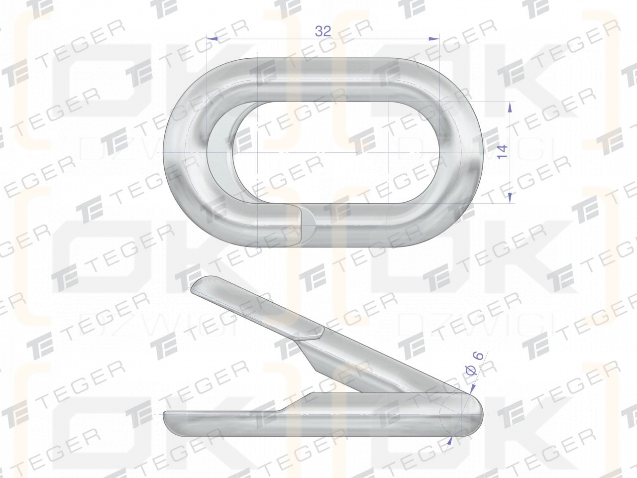 Ogniwo zaklepywane M6, TEGER (sprzedawane po 50)