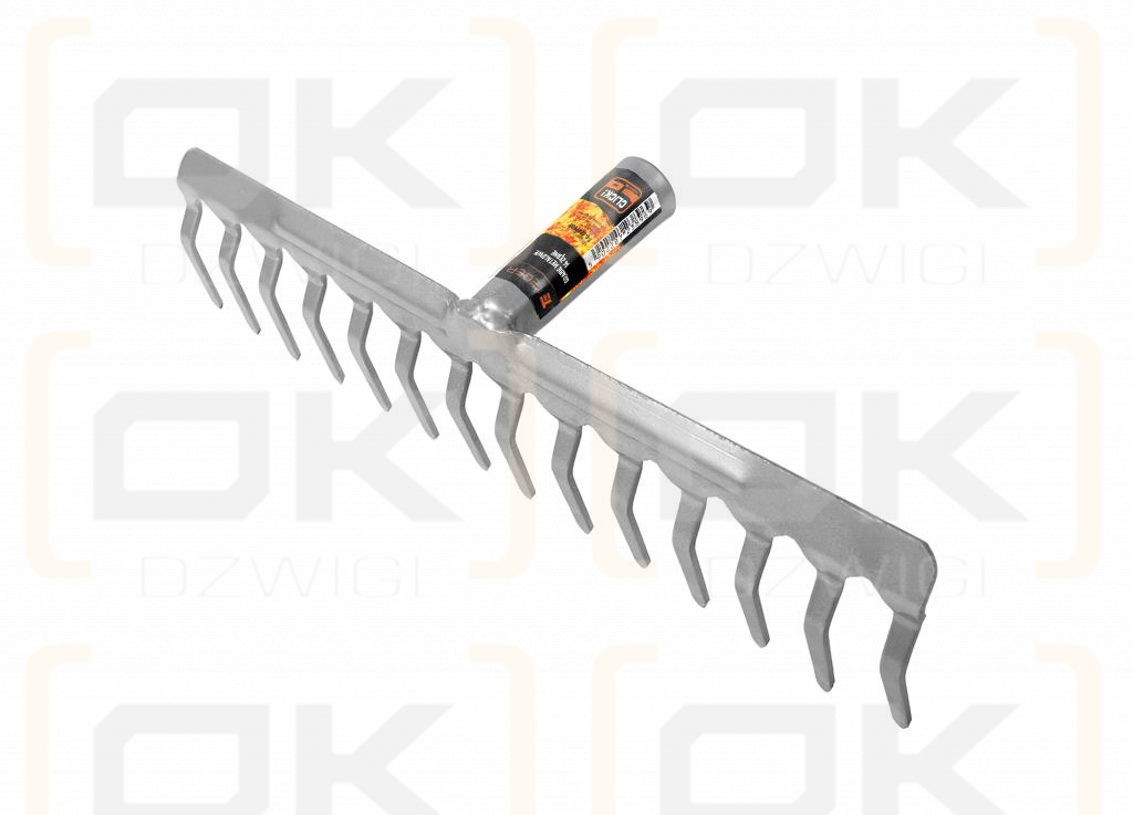 Grabie metalowe 14 zębne (mocowanie CLICK) / TEGER (pakowane po 5 szt.)