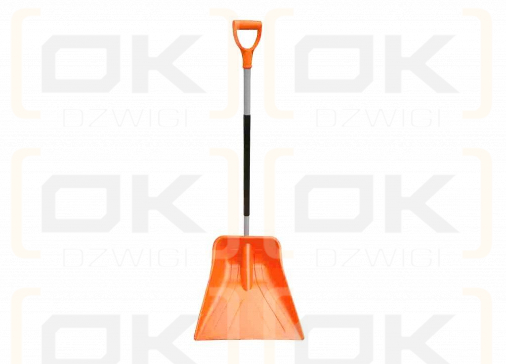 Łopata gospodarcza do zboża na metalowym trzonku z listwą / TEGER (pakowane po 15 szt)