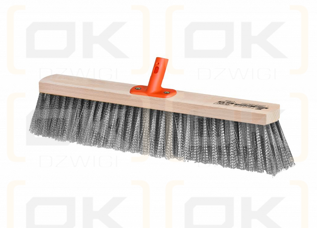 Szczotka do prac porządkowych PREMIUM - ulicówka 55x400 mm - druciana (mocowanie Click) / TEGER