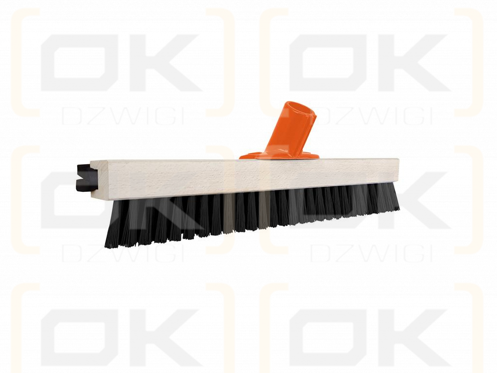 Cepillo de limpieza PREMIUM, 55x400 mm - con escobilla de goma (accesorio de clic), Teger