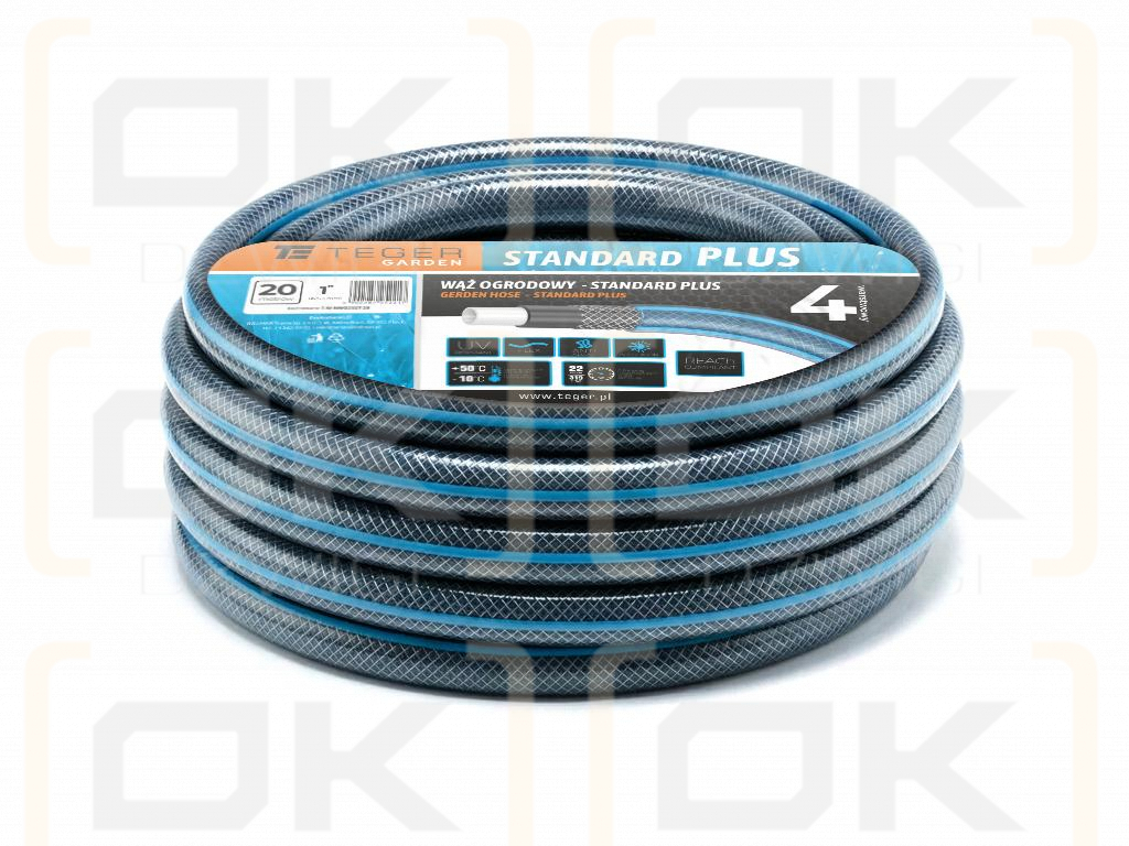 Garden hose "STANDARD PLUS", FI 1". 20m, Teger