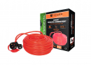 Alargador de una toma, jardín PROFESIONAL, 3X1,5mm, IP20, H05VV-F, con toma de tierra, cert. CE / 30M, Teger