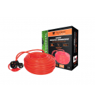 Einzelsteckdosen-Verlängerungskabel, Garten PROFESSIONAL, 3X1,5mm, IP20, H05VV-F, mit Erdung, zert. CE / 30M, Teger