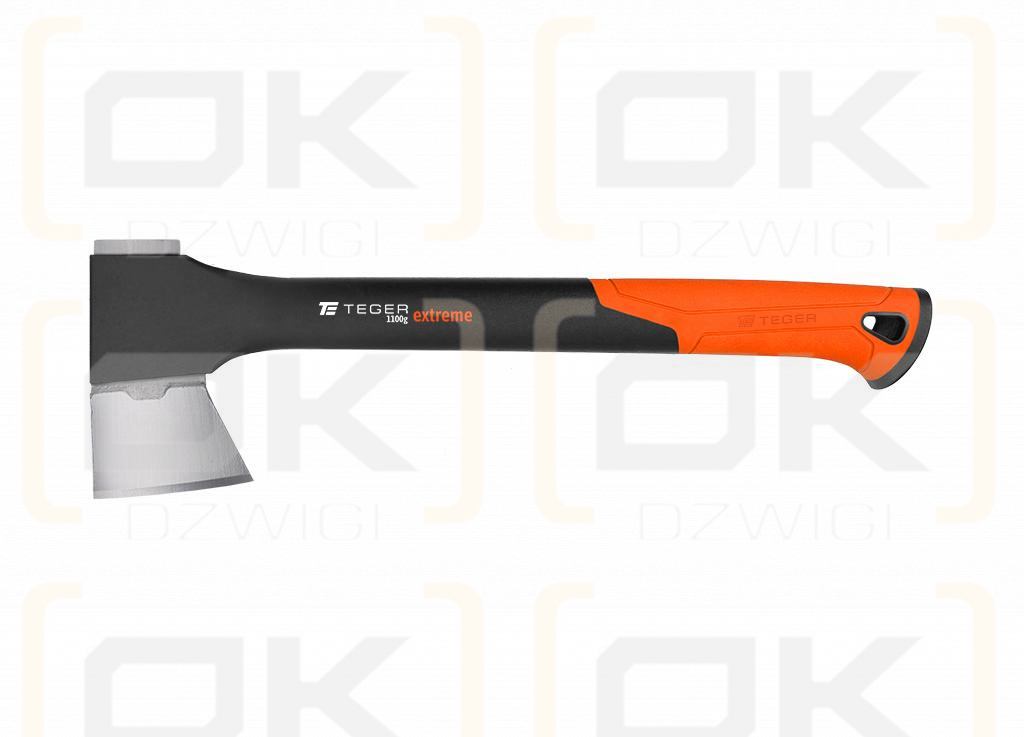Siekiera uniwersalna z trzonkiem fiberglass 1100g Extreme / TEGER
