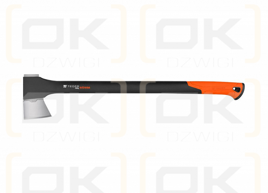 Siekiera uniwersalna z trzonkiem fiberglass 2600g Extreme / TEGER