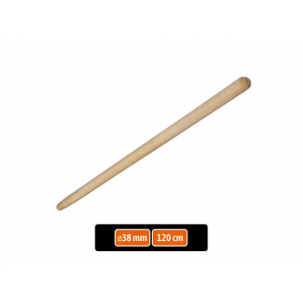 Mango de tenedor de madera, 38x1200mm, Teger